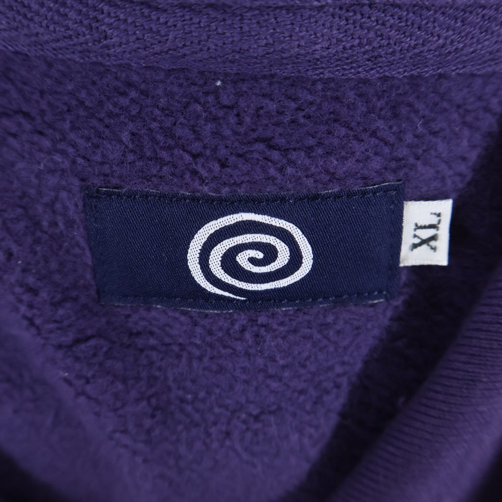 NO BRAND(ノーブランド) SOL ソル GuruGuru Hoodie グルグル プルオーバーフーディー パーカー パープル 254SOL01