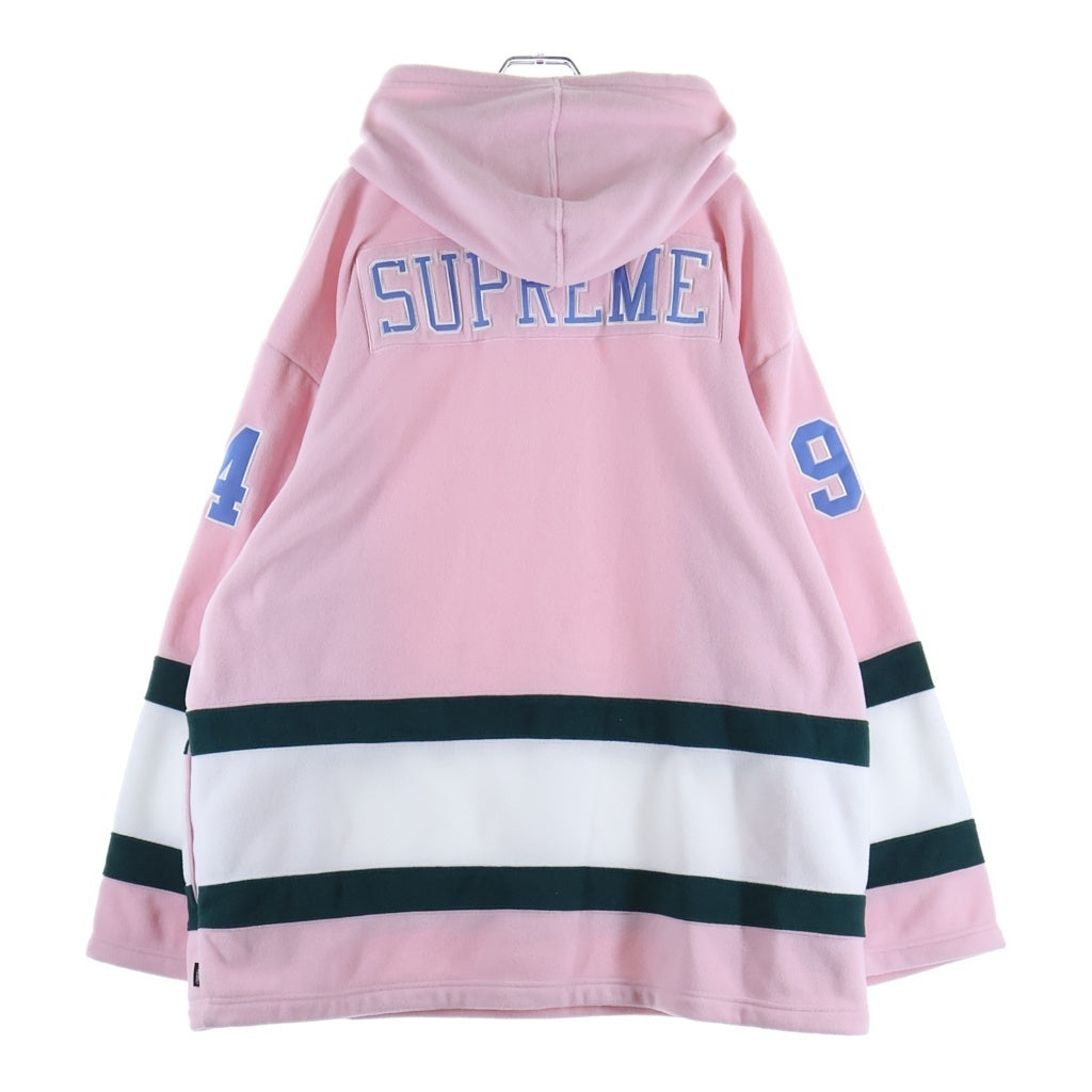 SUPREME(シュプリーム) 25AW Polartec Hooded Hockey Jersey ポーラーテック フーデッドホッケージャージ ピンク