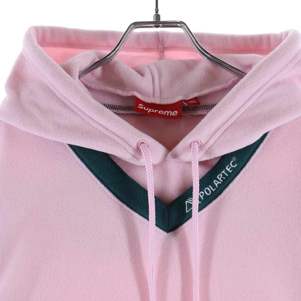 SUPREME(シュプリーム) 25AW Polartec Hooded Hockey Jersey ポーラーテック フーデッドホッケージャージ ピンク