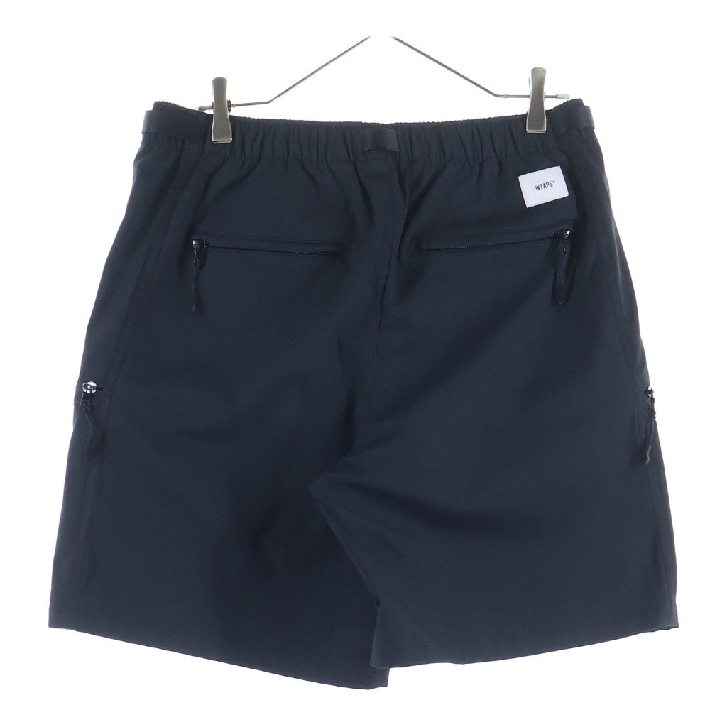 WTAPS(ダブルタップス) 23SS SPSS2001 SHORTS POLY. TWILL ポリツイル ショートパンツ ブラック 231BRDT-PTM09 231BRDT-PTM09