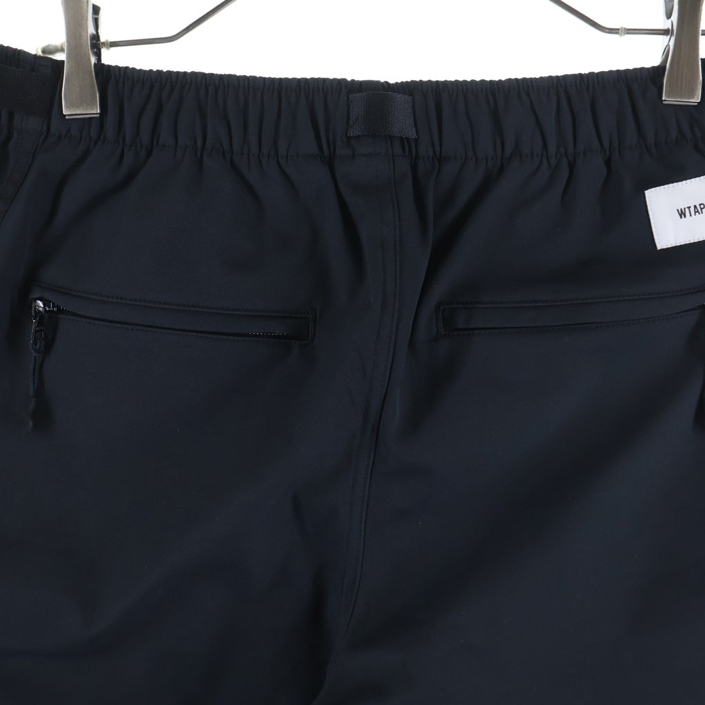 WTAPS(ダブルタップス) 23SS SPSS2001 SHORTS POLY. TWILL ポリツイル ショートパンツ ブラック 231BRDT-PTM09 231BRDT-PTM09