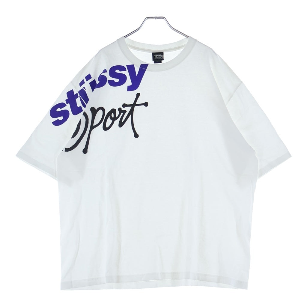 STUSSY(ステューシー) 26SS SPORT TEE クルーネック半袖Tシャツ カットソー ホワイト
