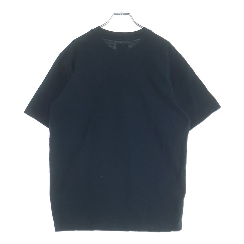 SUPREME(シュプリーム) 25SS S/S Pocket Tee フロントポケット ロゴエンブロイダリー クルーネック半袖Tシャツ カットソー ブラック