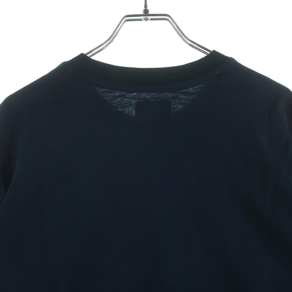 SUPREME(シュプリーム) 25SS S/S Pocket Tee フロントポケット ロゴエンブロイダリー クルーネック半袖Tシャツ カットソー ブラック