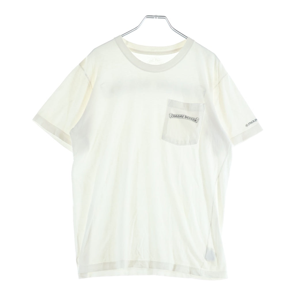 CHROME HEARTS(クロムハーツ) CH S/S TEE バックスクロールラベルプリント 半袖Tシャツ カットソー ホワイト