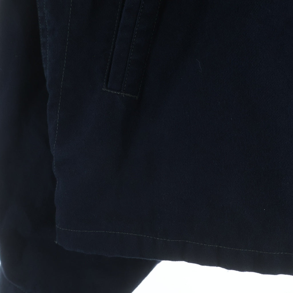 HUMAN MADE(ヒューマンメイド) WORK JACKET ロゴエンブロイダリー ジップアップ ワークジャケット ネイビー HM31JK005