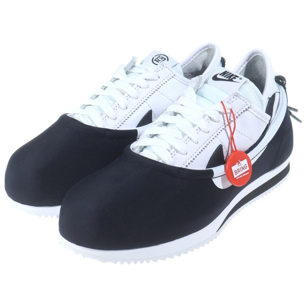 NIKE(ナイキ) ×CLOT CORTEZ BLACK WHITE クロット コルテッツ ローカットスニーカー ホワイト/ブラック US8/26cm DZ3239-002