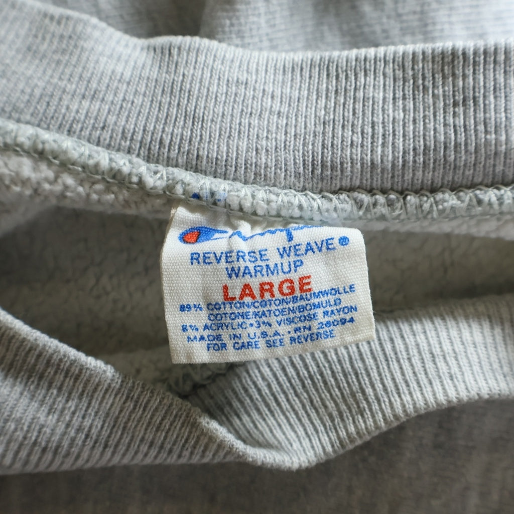 CHAMPION(チャンピオン) 80S VINTAGE REVERSE WEAVE NOTRE DAME ヴィンテージ リバースウィーブ ノートルダム クルーネック スウェットトレーナー グレー