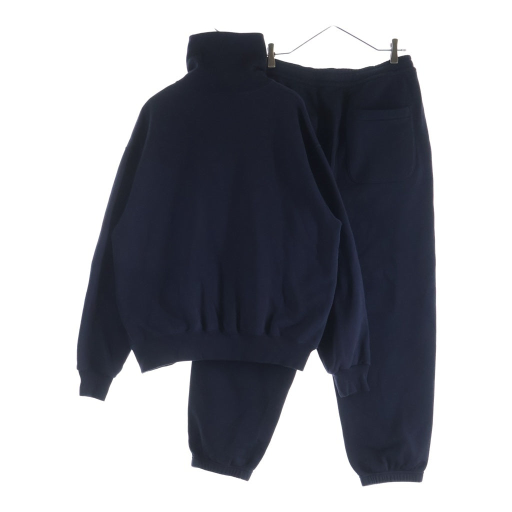 The Ennoy Professional(エンノイプロフェッショナル) 24AW ELECTRIC LOGO TURTLENECK SWEAT SET UP エレクトリックロゴ エンブロイダリー スウェットトレーナー ロングパンツ セットアップ