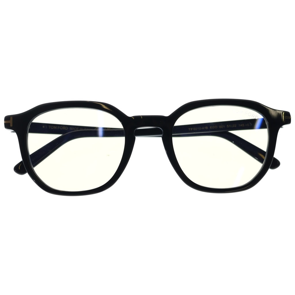TOM FORD(トムフォード) TF6010-K-B アジアンフィット ウェリントンフレーム クリアレンズ サングラス メガネ ブラック