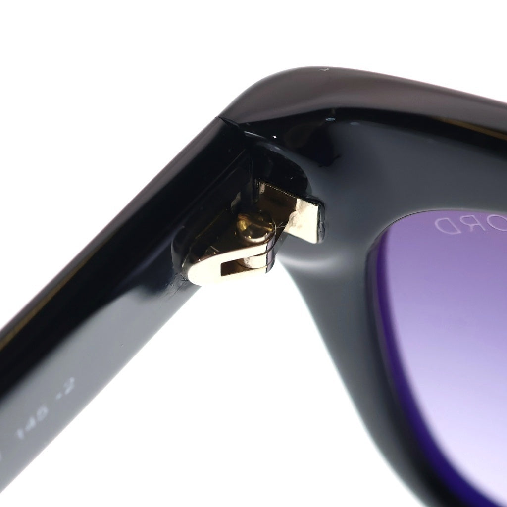 TOM FORD(トムフォード) SNOWDON スノードン ウェリントンフレーム カラーレンズ サングラス メガネ ブラック TF237-F