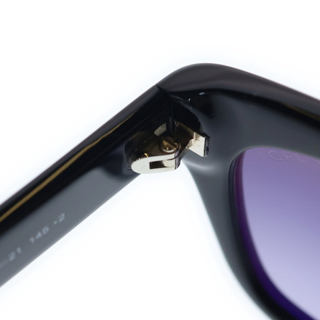 TOM FORD(トムフォード) SNOWDON スノードン ウェリントンフレーム カラーレンズ サングラス メガネ ブラック TF237-F