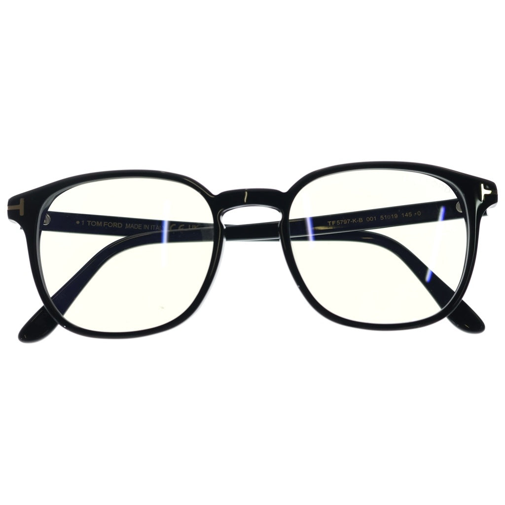 TOM FORD(トムフォード) TF5797-K-B アジアンフィット ウェリントンフレーム クリアレンズ サングラス メガネ ブラック