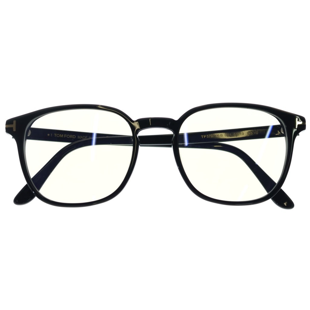 TOM FORD(トムフォード) TF5797-K-B アジアンフィット ウェリントンフレーム クリアレンズ サングラス メガネ ブラック