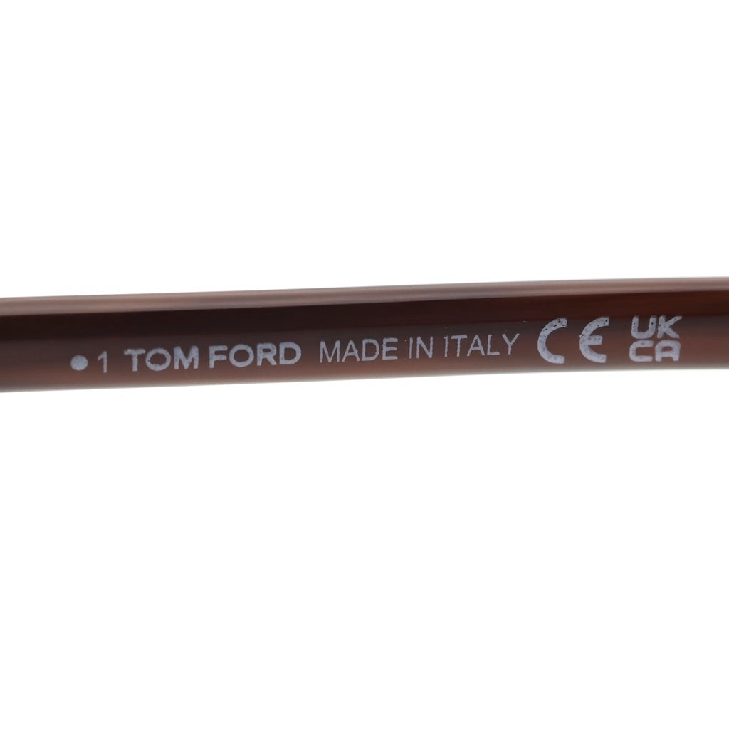 TOM FORD(トムフォード) TF1048-D アジアンフィット ウェリントンフレーム クリア カラーレンズ サングラス メガネ ブラウン レディース