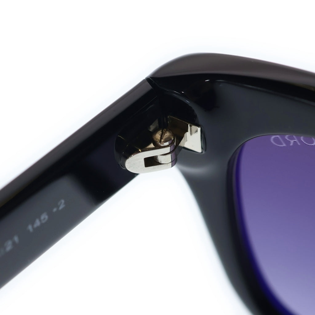 TOM FORD(トムフォード) SNOWDON スノードン ウェリントンフレーム カラーレンズ サングラス メガネ ブラック TF237-F