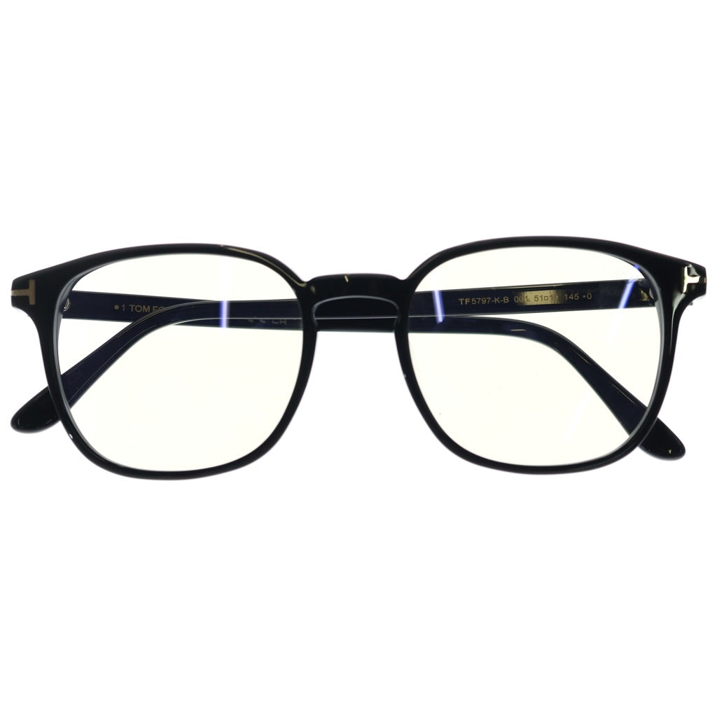 TOM FORD(トムフォード) TF5797-K-B アジアンフィット ウェリントンフレーム クリアレンズ サングラス メガネ ブラック
