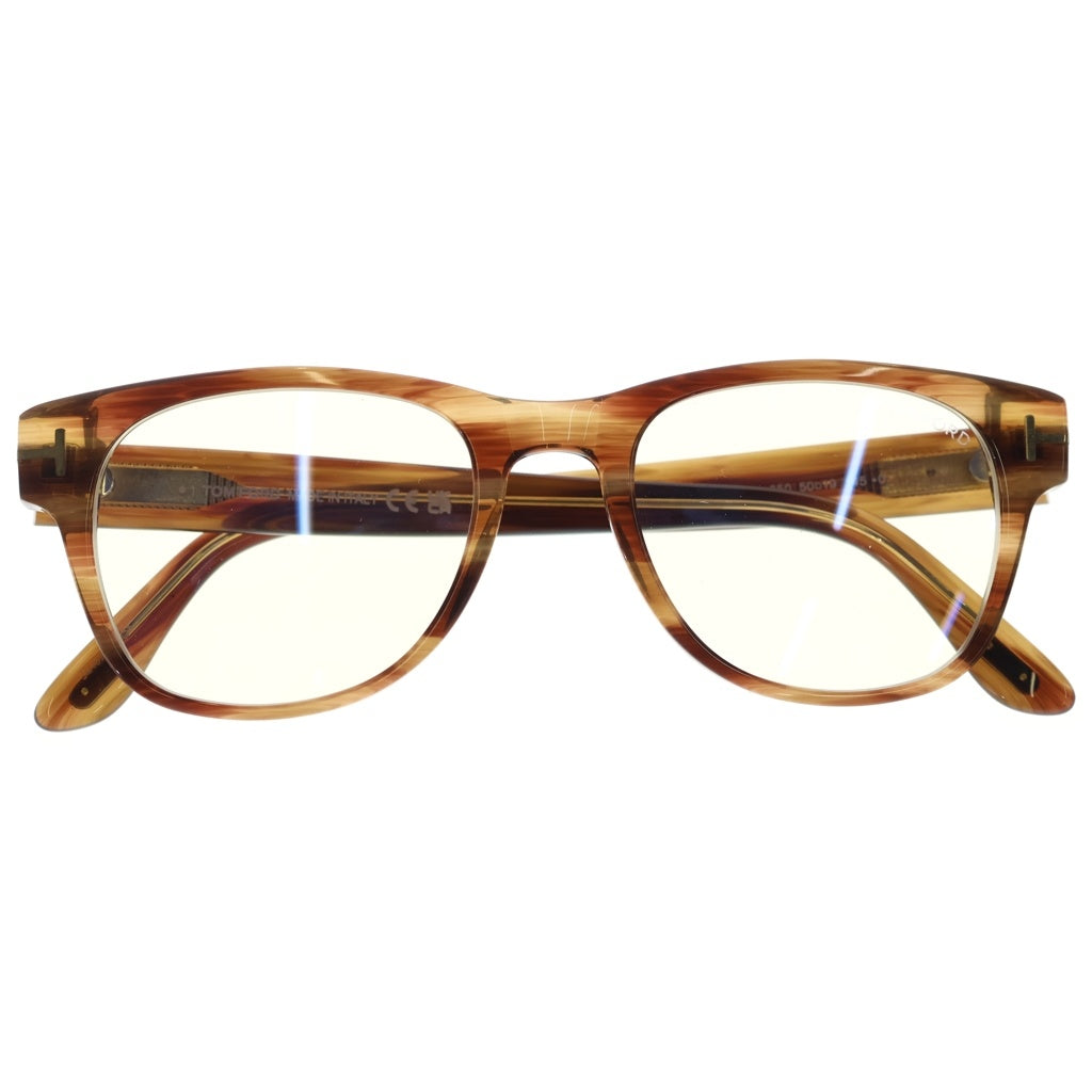 TOM FORD(トムフォード) TF5898-B ウェリントンフレーム クリアレンズ サングラス メガネ ブラウン