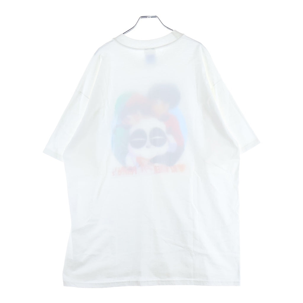 Hanes(ヘインズ) 00's BEEFY T ビーフィーティー らんま1/2 キャラクタープリント アニメTシャツ コットンクルーネックカットソー ホワイト