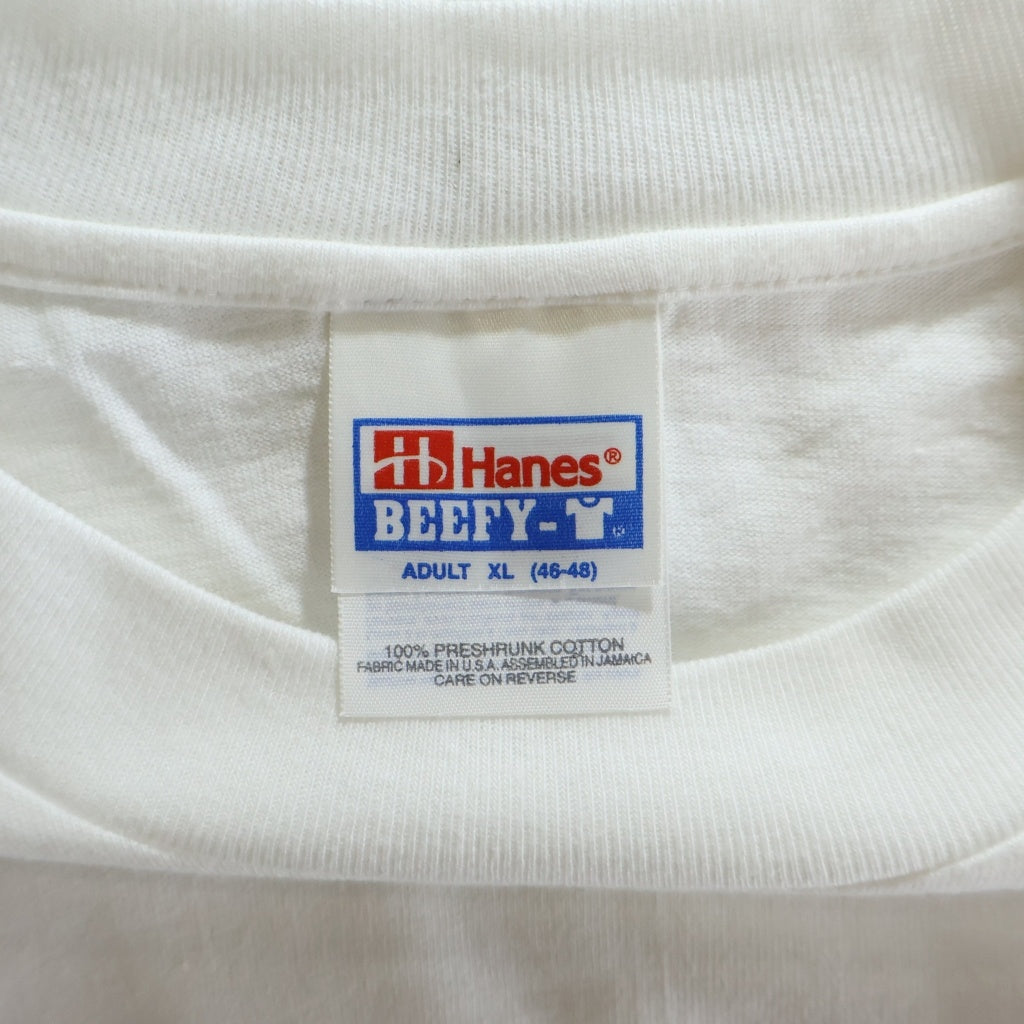 Hanes(ヘインズ) 00's BEEFY T ビーフィーティー らんま1/2 キャラクタープリント アニメTシャツ コットンクルーネックカットソー ホワイト