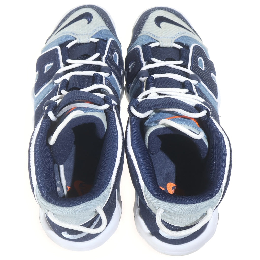 NIKE(ナイキ) AIR MORE UPTEMPO DENIM エアモアアップテンポ デニム ハイカットスニーカー インディゴ US9/27.0cm CJ6126-100