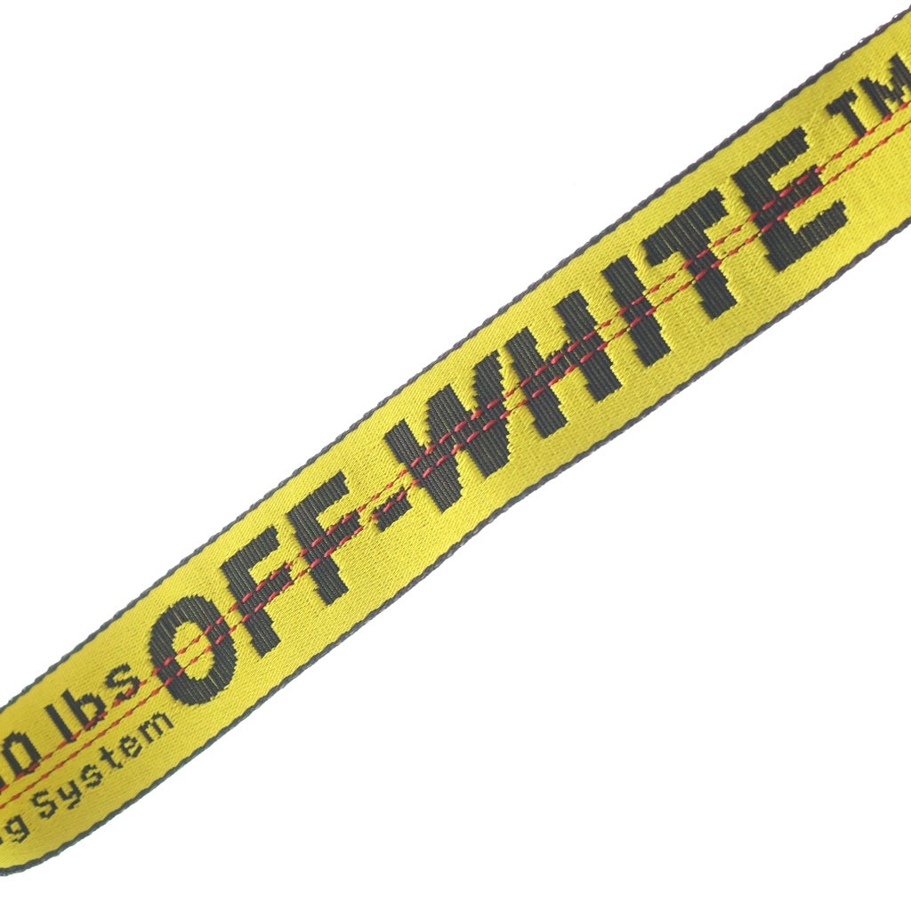 OFF-WHITE(オフホワイト) BASIC FANNYPACK ナイロン ベーシックファニーパック インダストリアル ショルダー ウエストバッグ ブラック/イエロー レディース