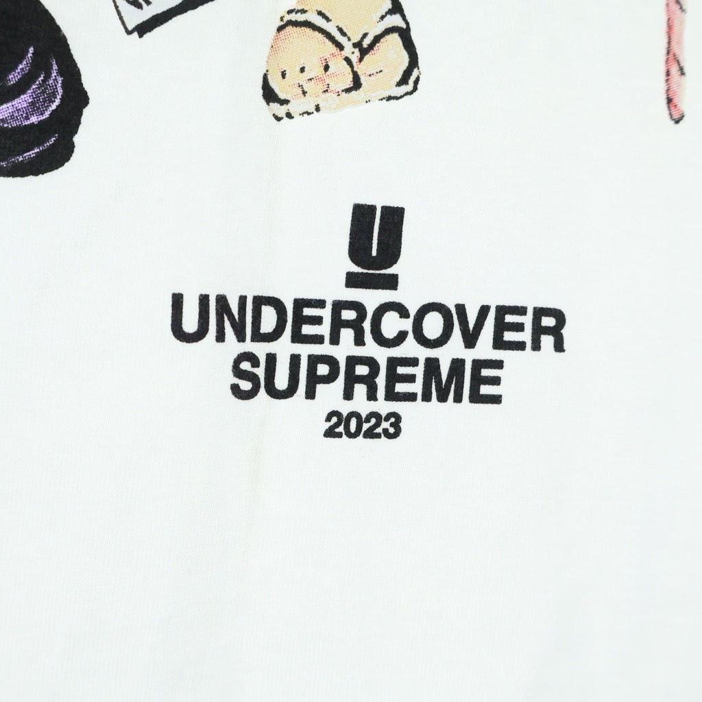 SUPREME(シュプリーム) 23SS ×UNDERCOVER Lupin Tee アンダーカバー ルパン クルーネック 半袖Tシャツ カットソー ホワイト