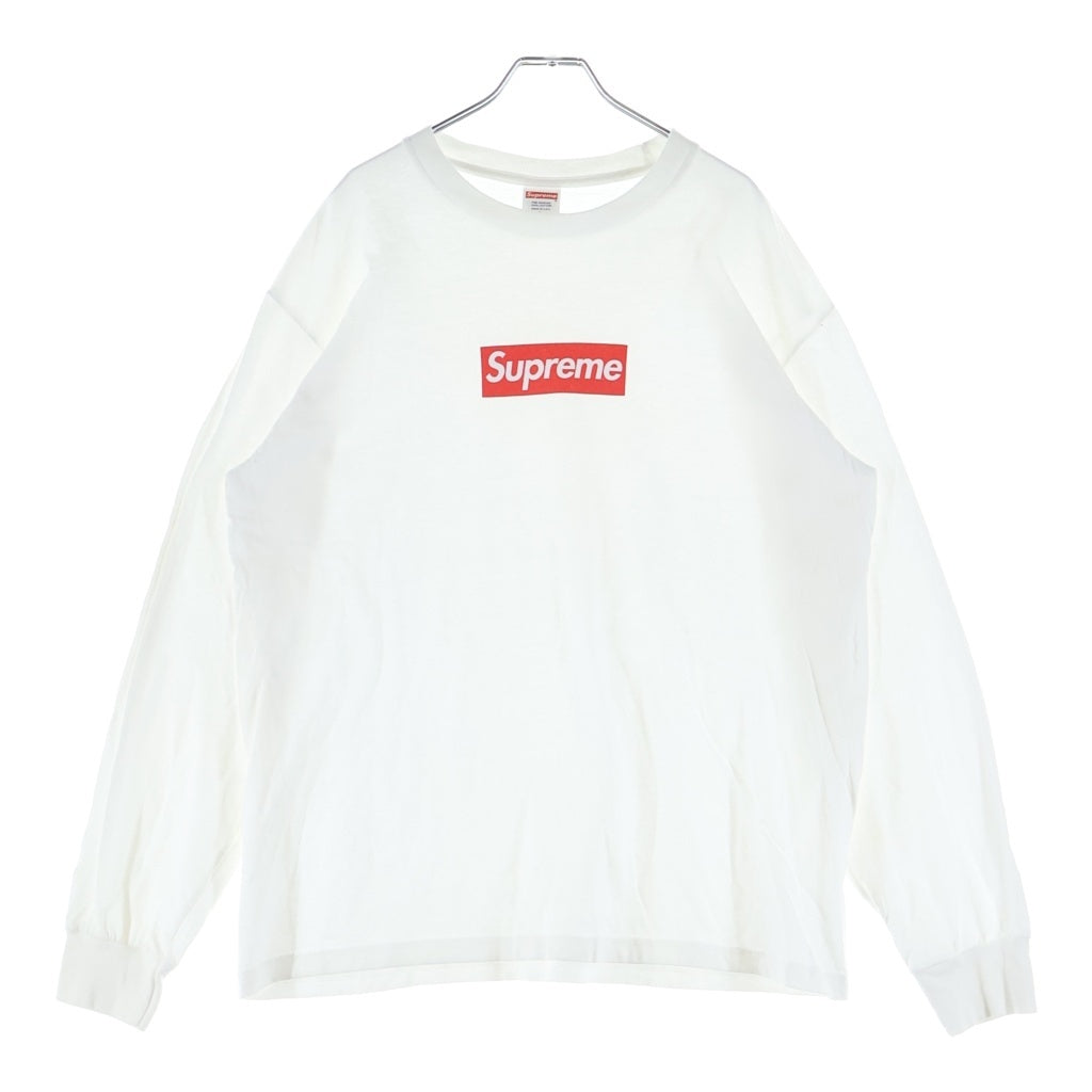 SUPREME(シュプリーム) 20AW Box Logo L/S Tee ボックスロゴ クルーネック 長袖Tシャツ カットソー ホワイト