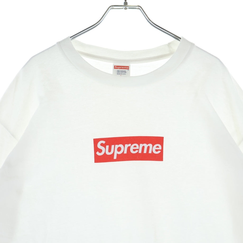 SUPREME(シュプリーム) 20AW Box Logo L/S Tee ボックスロゴ クルーネック 長袖Tシャツ カットソー ホワイト