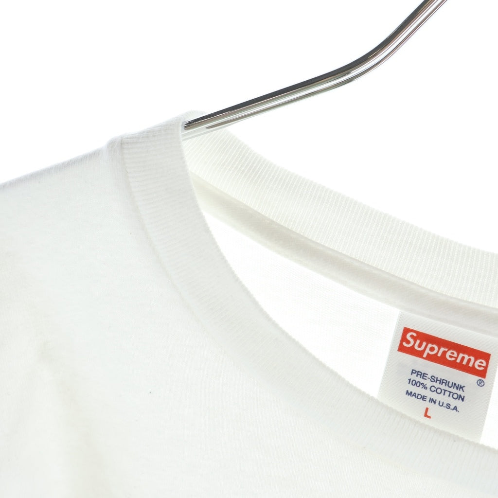 SUPREME(シュプリーム) 20AW Box Logo L/S Tee ボックスロゴ クルーネック 長袖Tシャツ カットソー ホワイト