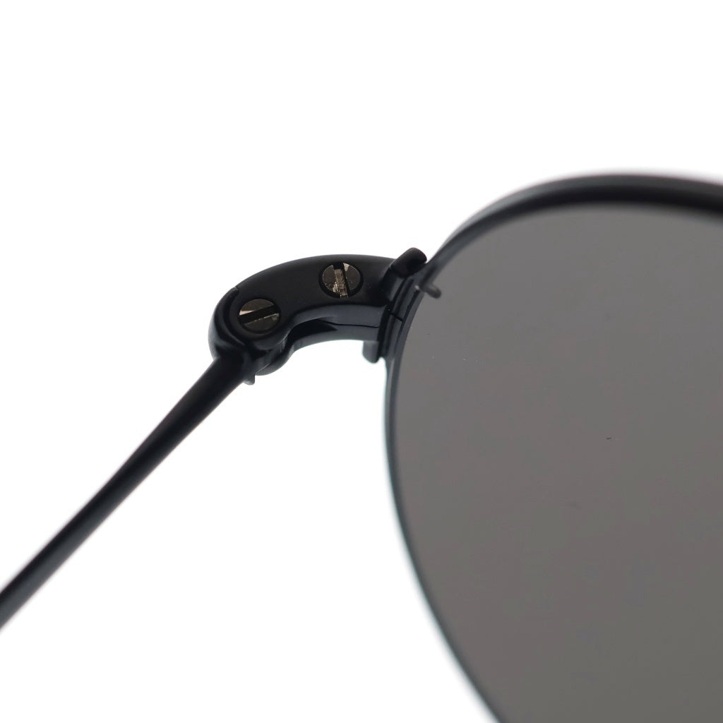 BALENCIAGA(バレンシアガ) メタルリム レンズオーバーフレーム ロゴ サングラス アイウェア ブラック BB0016SK 001