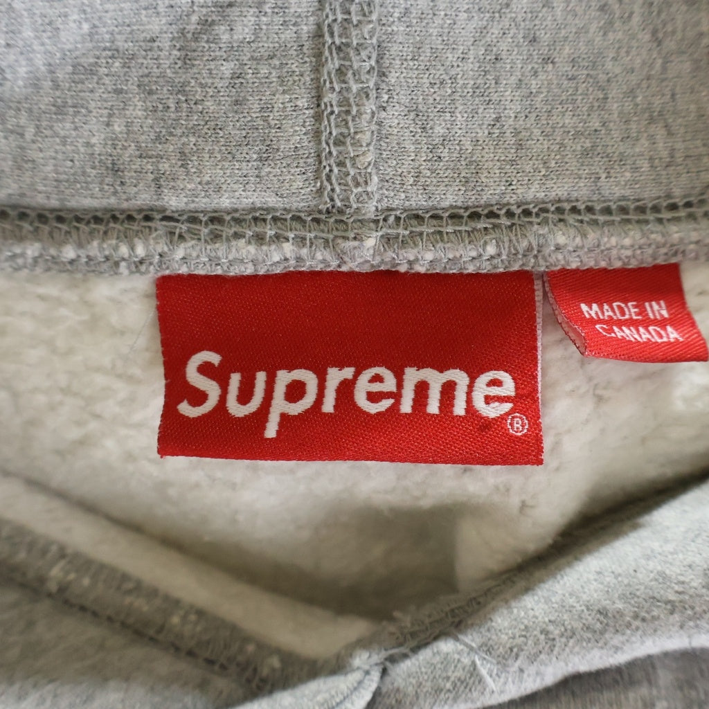 SUPREME(シュプリーム) 20AW Cross Box Logo Hooded Sweatshirt クロスボックスロゴ フーデッド プルオーバー スウェット パーカー グレー
