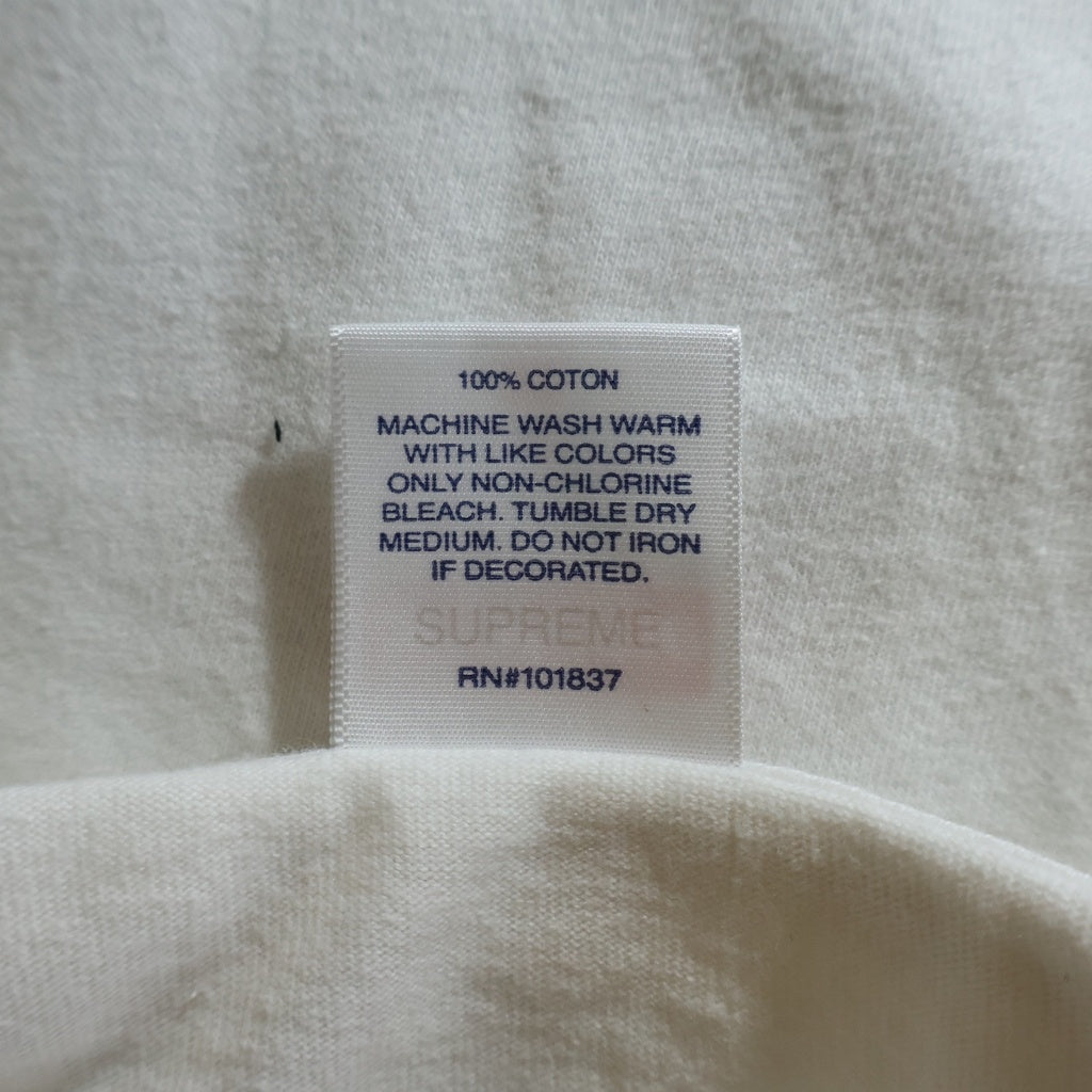 SUPREME(シュプリーム) 20AW Box Logo L/S Tee ボックスロゴ クルーネック ロングスリーブ Tシャツ カットソー ホワイト