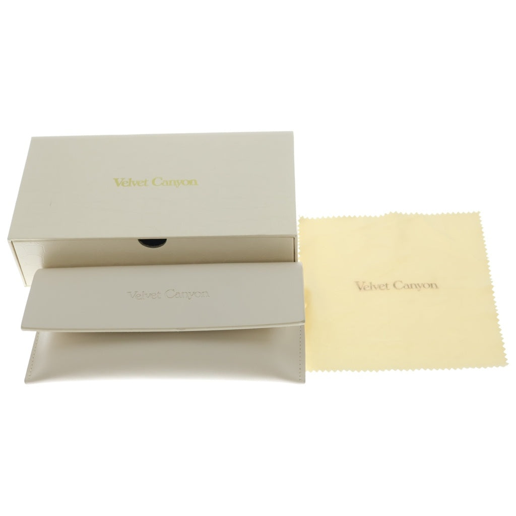 NO BRAND(ノーブランド) VELVET CANYON ベルベットキャニオン VELVETINES ベルベティーンズ オーバルフレーム サングラス アイウェア 眼鏡 ブラック レディース