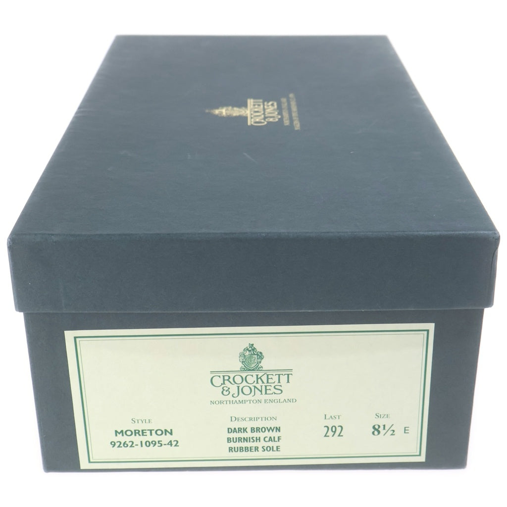 Crockett&Jones(クロケットアンドジョーンズ) MORETON RIDGEWAY SOLE モールトン Uチップ レザー レースアップ ドレスシューズ ブラウン 292