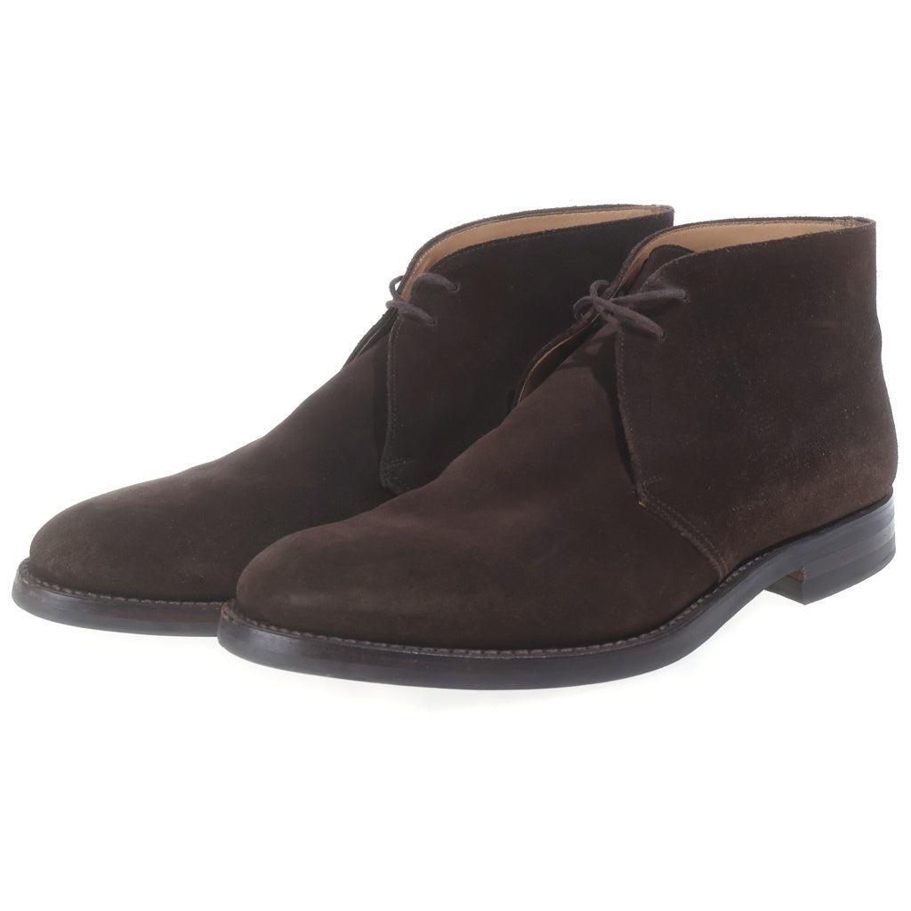 Crockett&Jones(クロケットアンドジョーンズ) CHERTSEY チャートシー スウェード レースアップ チャッカブーツ ブラウン 21645