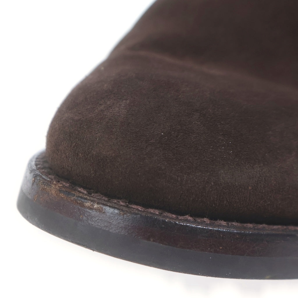 Crockett&Jones(クロケットアンドジョーンズ) CHERTSEY チャートシー スウェード レースアップ チャッカブーツ ブラウン 21645