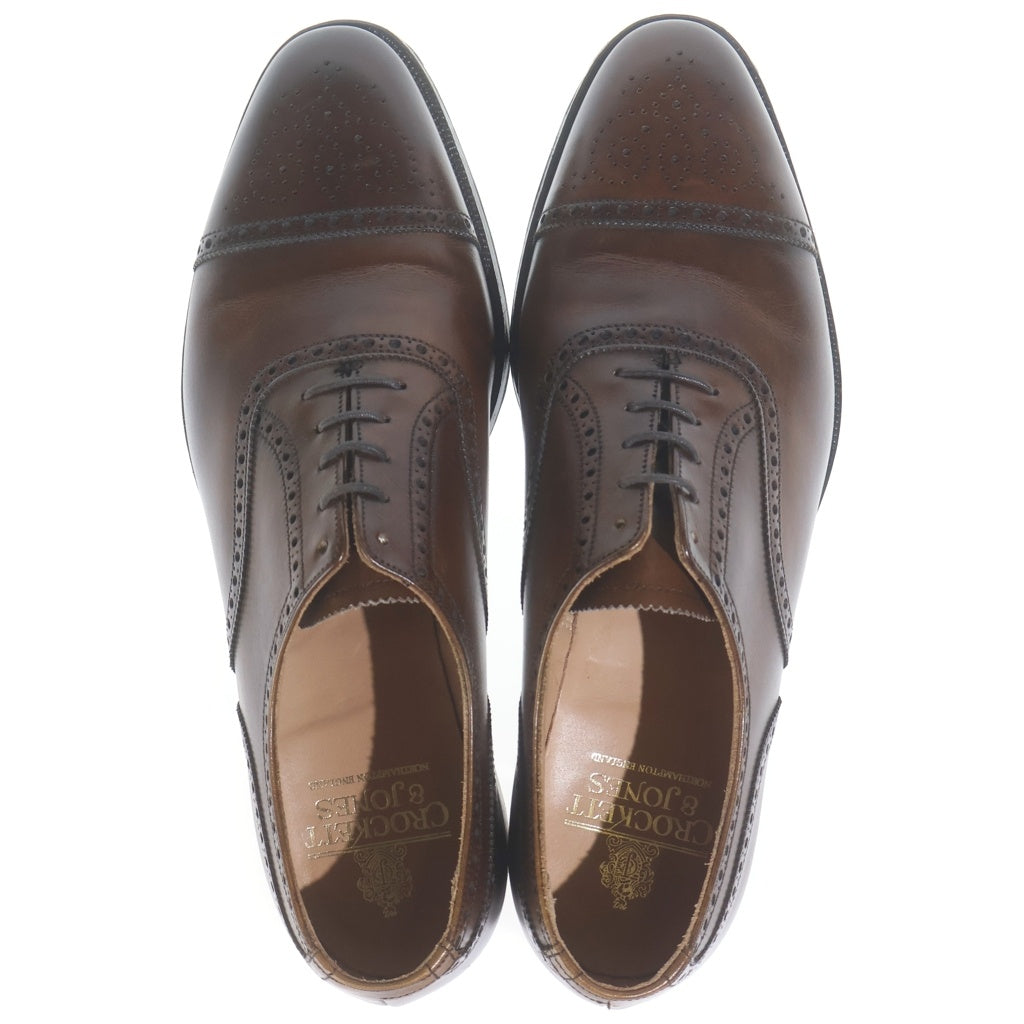 Crockett&Jones(クロケットアンドジョーンズ) WESTFIELD2 UK製 レザー レースアップ ドレスシューズ ブラウン MT569824014