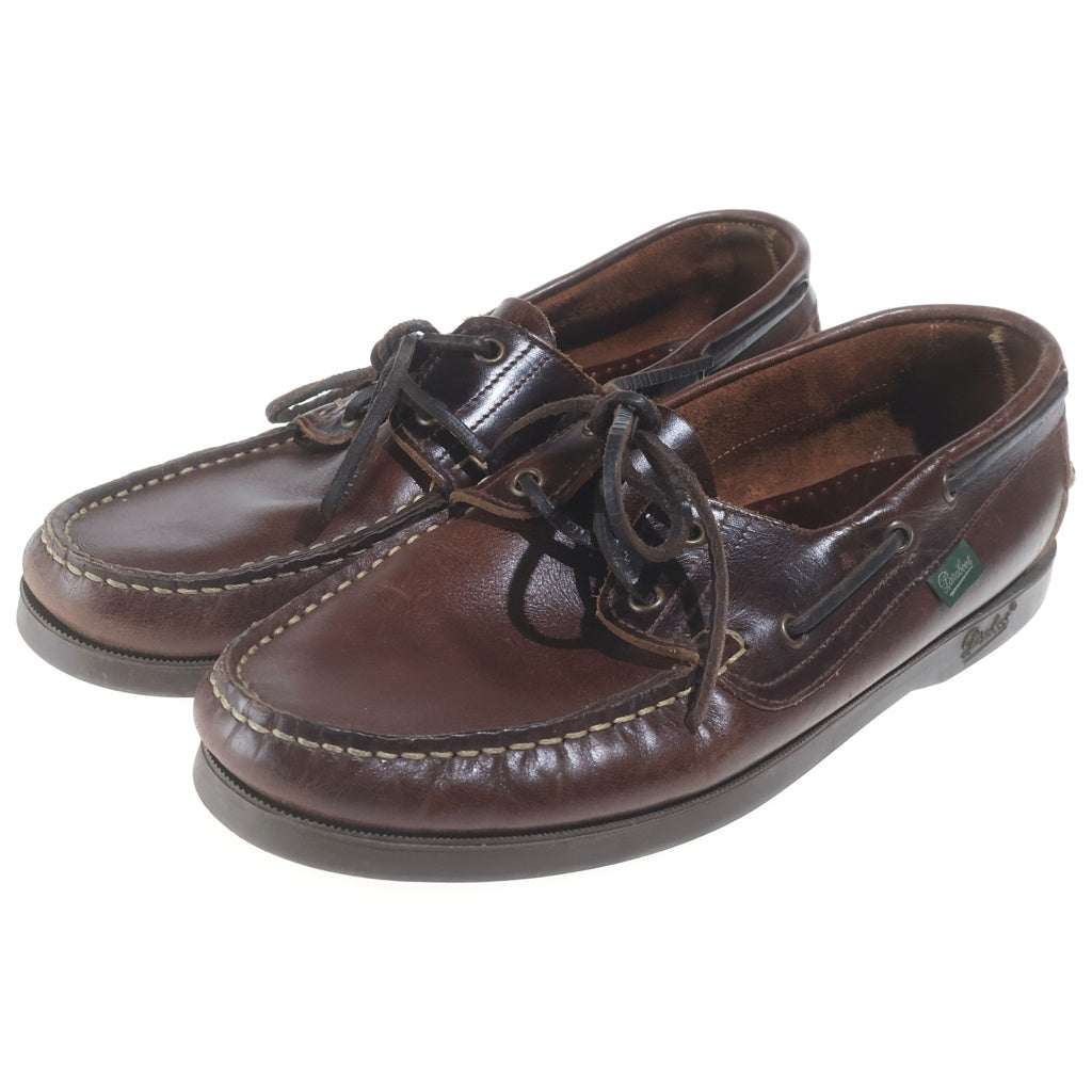 PARABOOT(パラブーツ) BARTH バース レザー デッキシューズ ブラウン 0721