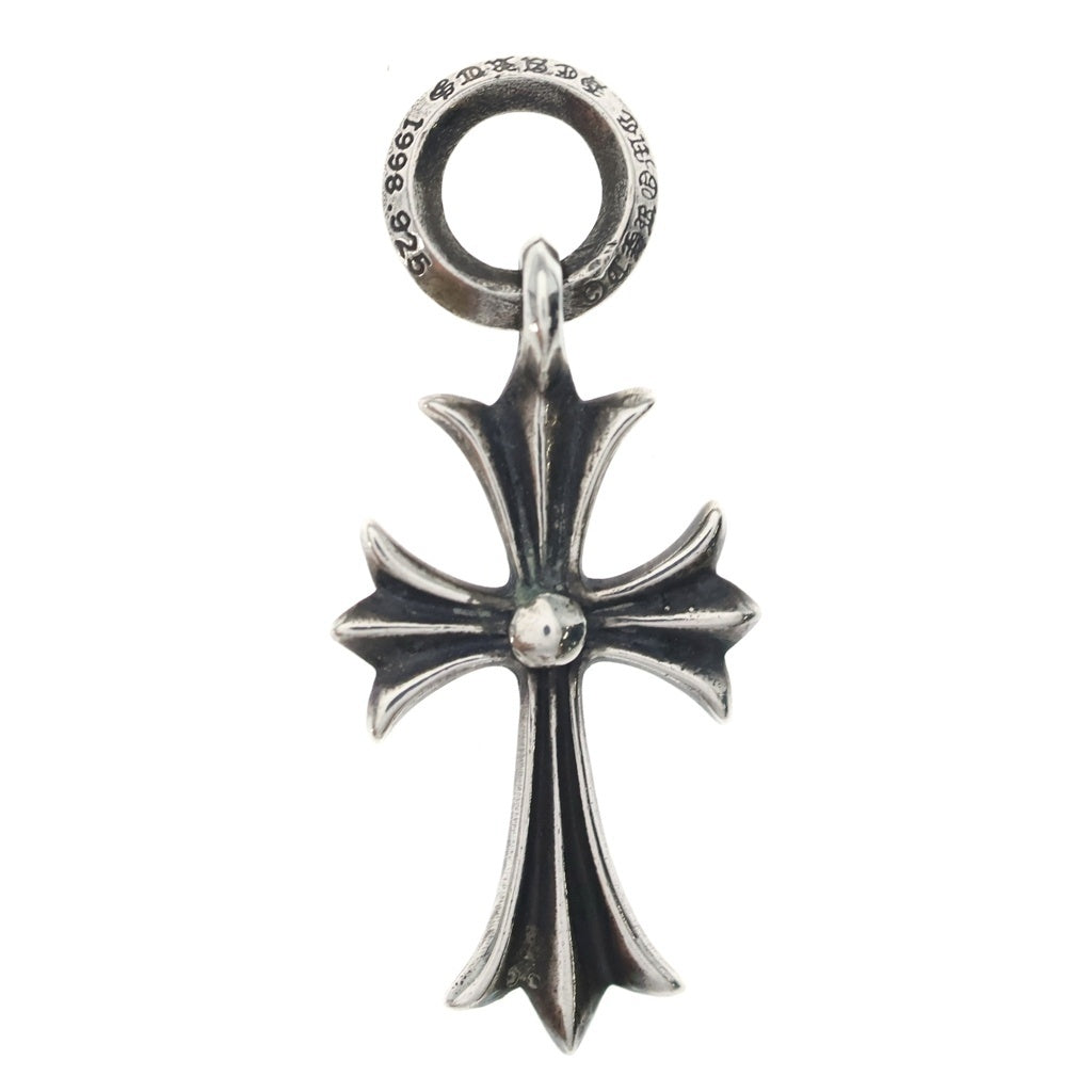 CHROME HEARTS(クロムハーツ) TINY CH CROSS タイニーCHクロス チャーム ネックレストップ シルバー BCA382