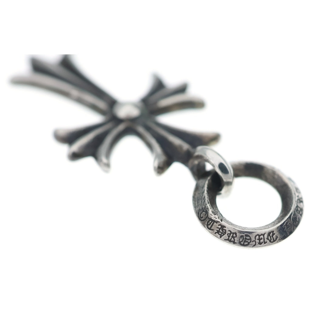 CHROME HEARTS(クロムハーツ) TINY CH CROSS タイニーCHクロス チャーム ネックレストップ シルバー BCA382