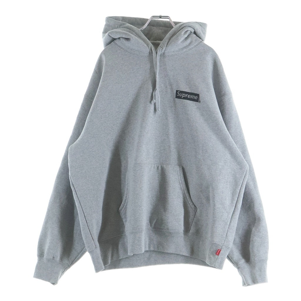 SUPREME(シュプリーム) 25AW President Hooded Sweatshirt プレジデント ロゴプリント フーデッドスウェットシャツ パーカー グレー