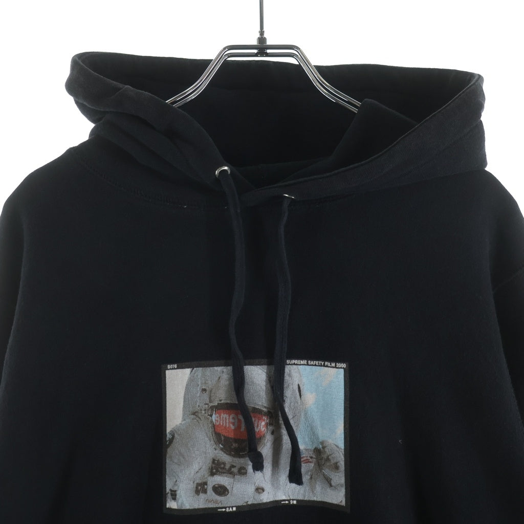 SUPREME(シュプリーム) 15SS Astronaut Hooded Sweatshirt アストロノート フロントグラフィックプリント フーデッドスウェットシャツ パーカー ブラック
