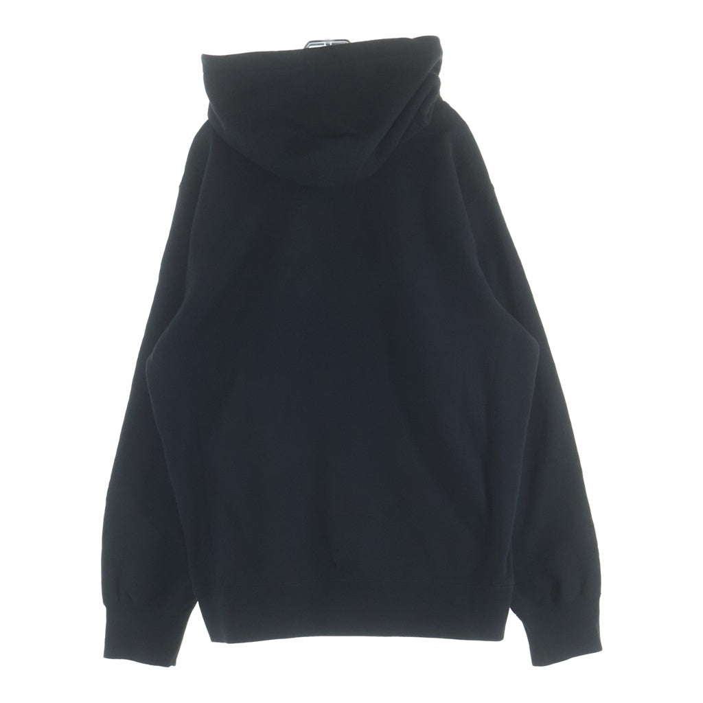 SUPREME(シュプリーム) 19AW Bandana Box Logo Hooded Sweatshirt バンダナボックスロゴエンブロイダリー フーデッドスウェットシャツ パーカー ブラック