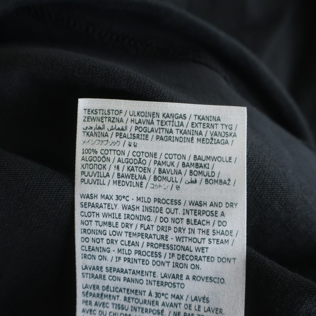 Maison Margiela(メゾンマルジェラ) カレンダーロゴエンブロイダー クルーネック半袖Tシャツ カットソー ブラック S50GC0705 S24567
