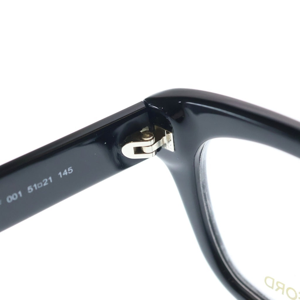 TOM FORD(トムフォード) TF5178-F アジアンフィット ウェリントンフレーム クリアレンズ サングラス メガネ ブラック