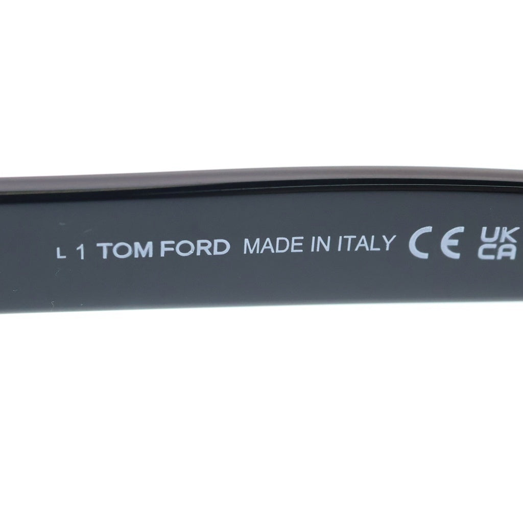 TOM FORD(トムフォード) TF5178-F アジアンフィット ウェリントンフレーム クリアレンズ サングラス メガネ ブラック