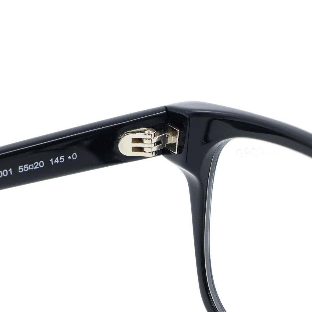 TOM FORD(トムフォード) TF6150-D-B アジアンフィット スクエアフレーム クリアレンズ サングラス メガネ ブラック