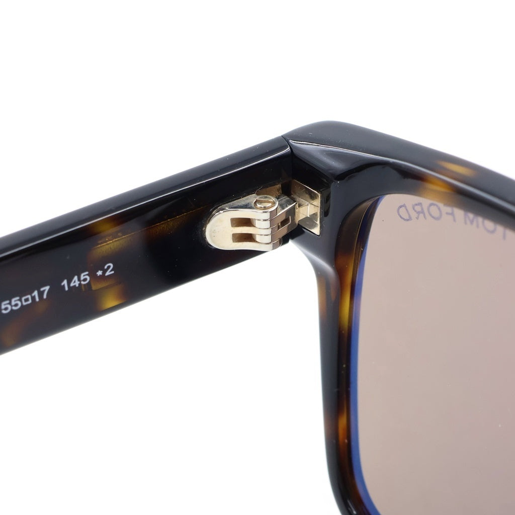 TOM FORD(トムフォード) CALDER スクエアフレーム カラーレンズ サングラス メガネ ブラウン TF1205