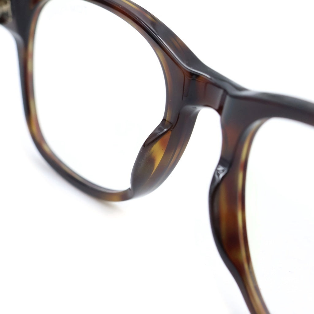 TOM FORD(トムフォード) TF5898-B ウェリントンフレーム クリアレンズ サングラス メガネ ブラウン